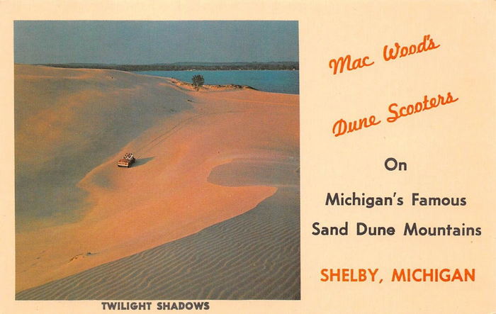 Mac Woods Dune Rides - Postcard